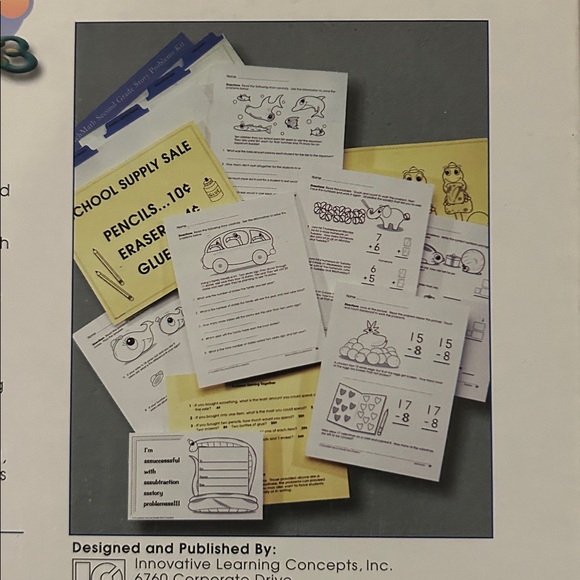 2nd Grade Touch Math Story Problems Kit - Picture 3 of 7